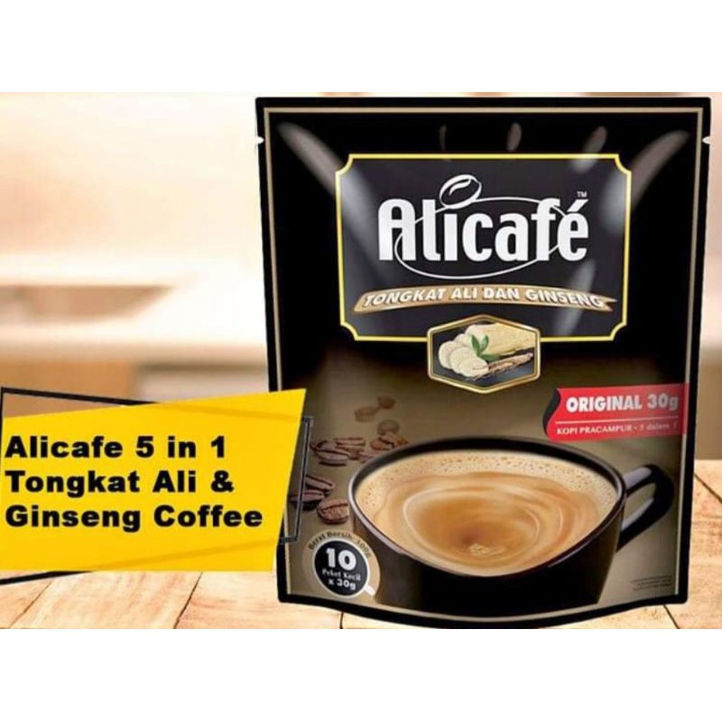 Alicafe Tongkat Ali Dan Ginseng 5in1 (Original) Shopee Philippines