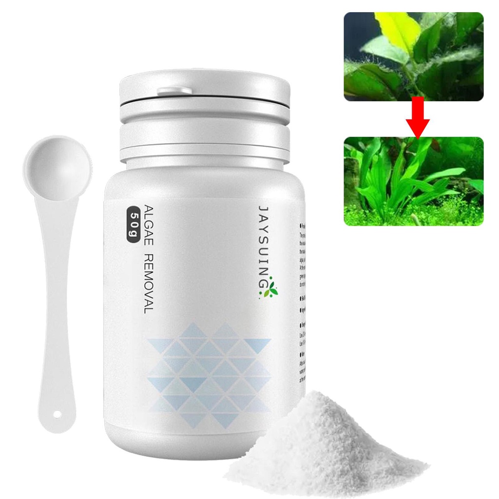 50g Algae Remover for Ponds Algae Removal Agent with Spoon Water