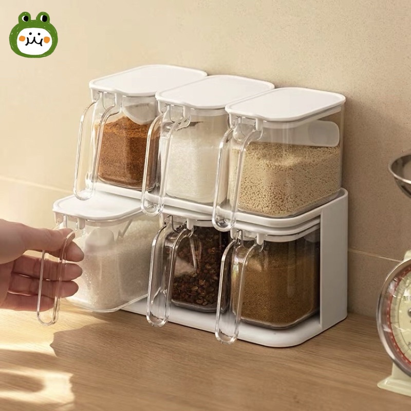 Condiments Container Kitchen Seasoning Jar Seasoning Box Wallmounted