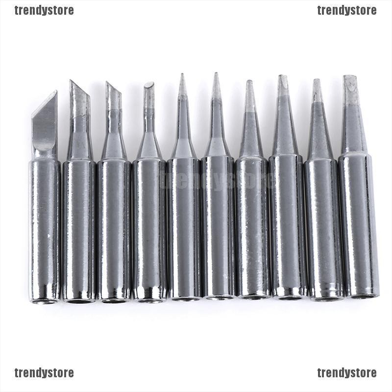 Tre 10pcs constant-temperature common solder soldering iron tip for 900m 963