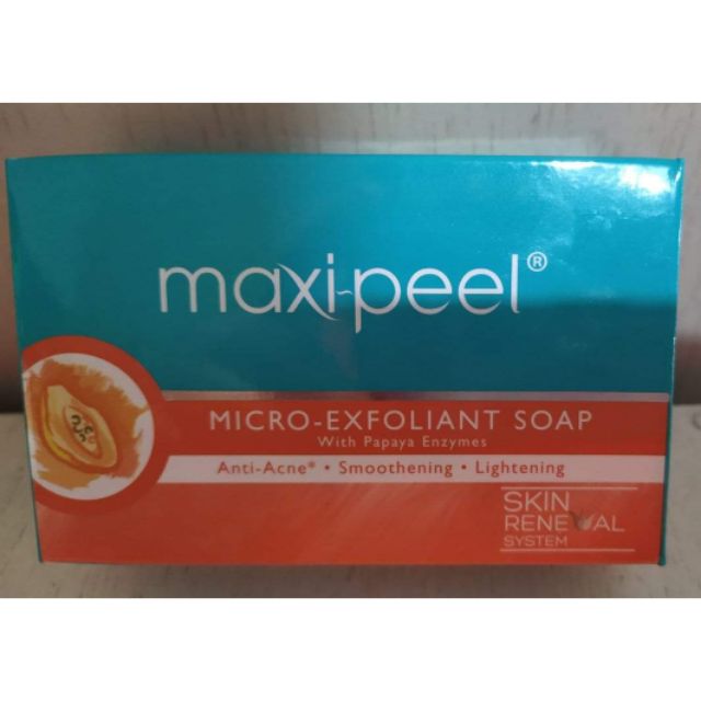maxi peel micro exfoliant soap