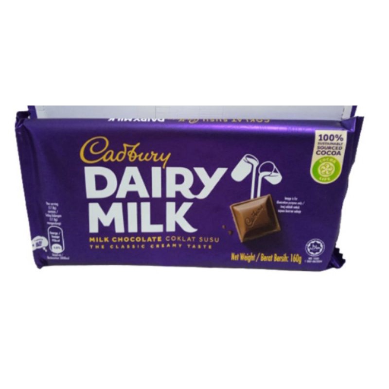 Cadbury 160g Classic/ Fruit and Nuts/ Roast Almond/ Hazelnut/ Black