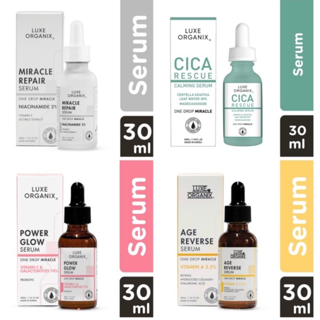 luxe organix serum for acne