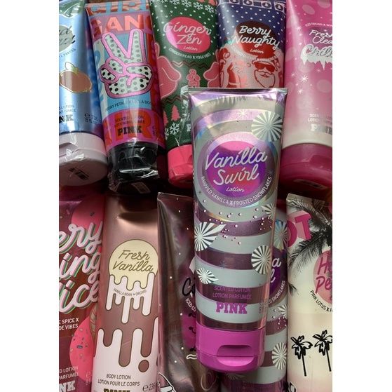 Victorias Secret Pink Scented Lotion Vanilla Swirl 236ml Shopee Philippines 