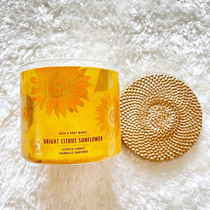 sunflower candle bath and body works