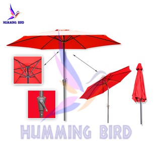 Hummingbird 270cm Heavy Duty Multi functional Umbrella Patio Garden Umbrella Beach Umbrella