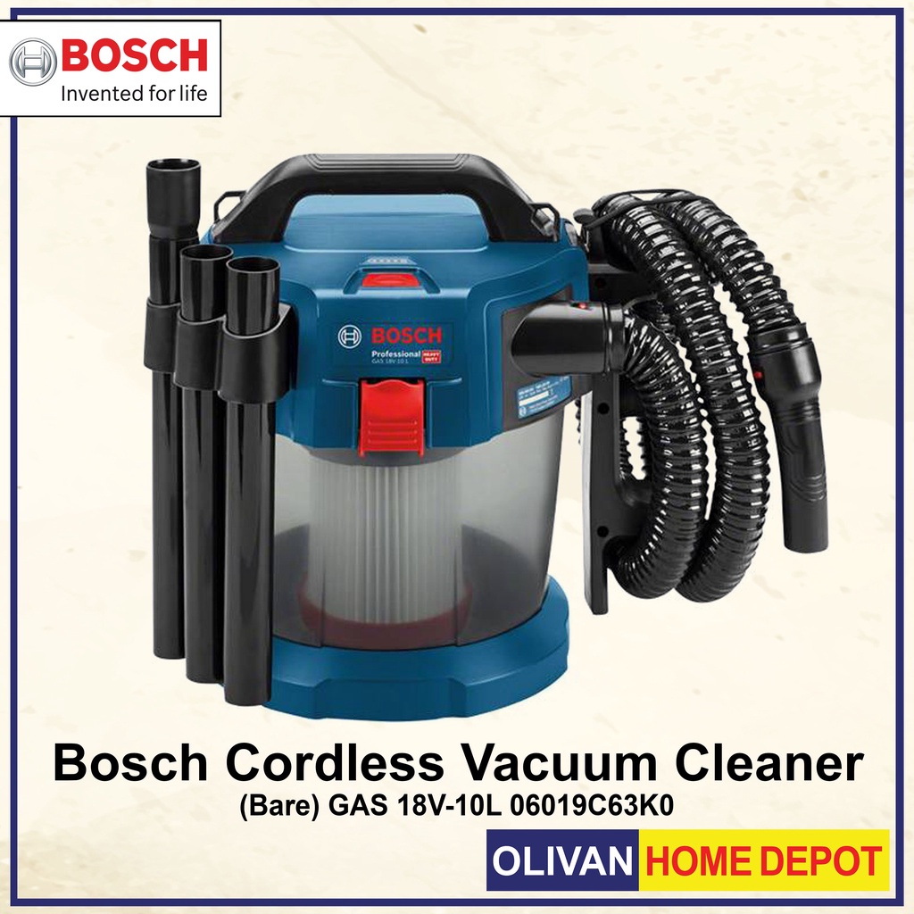 BOSCH Cordless GAS 18V10L Bare(NO Battery) Heavy Duty Vacuum Cleaner