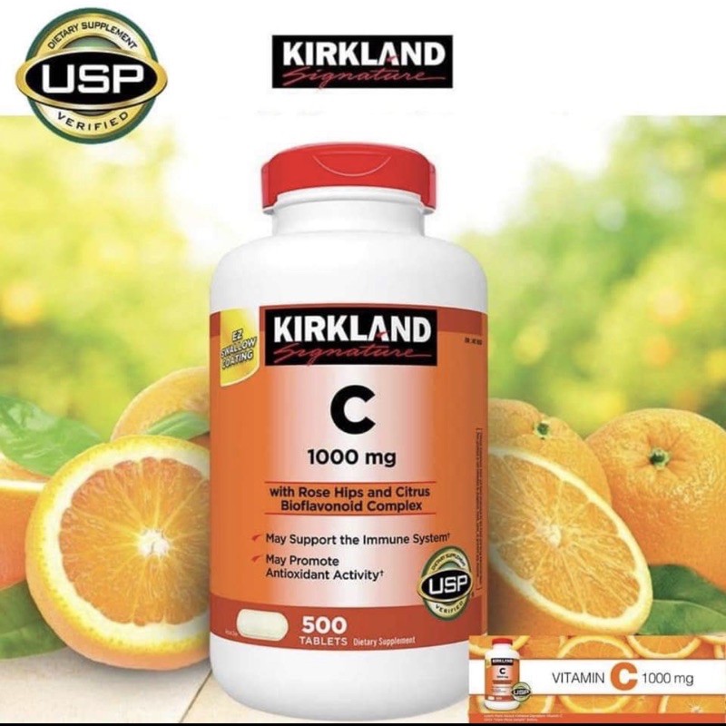 Kirkland Signature Vitamin C 500 Tablets Shopee Philippines