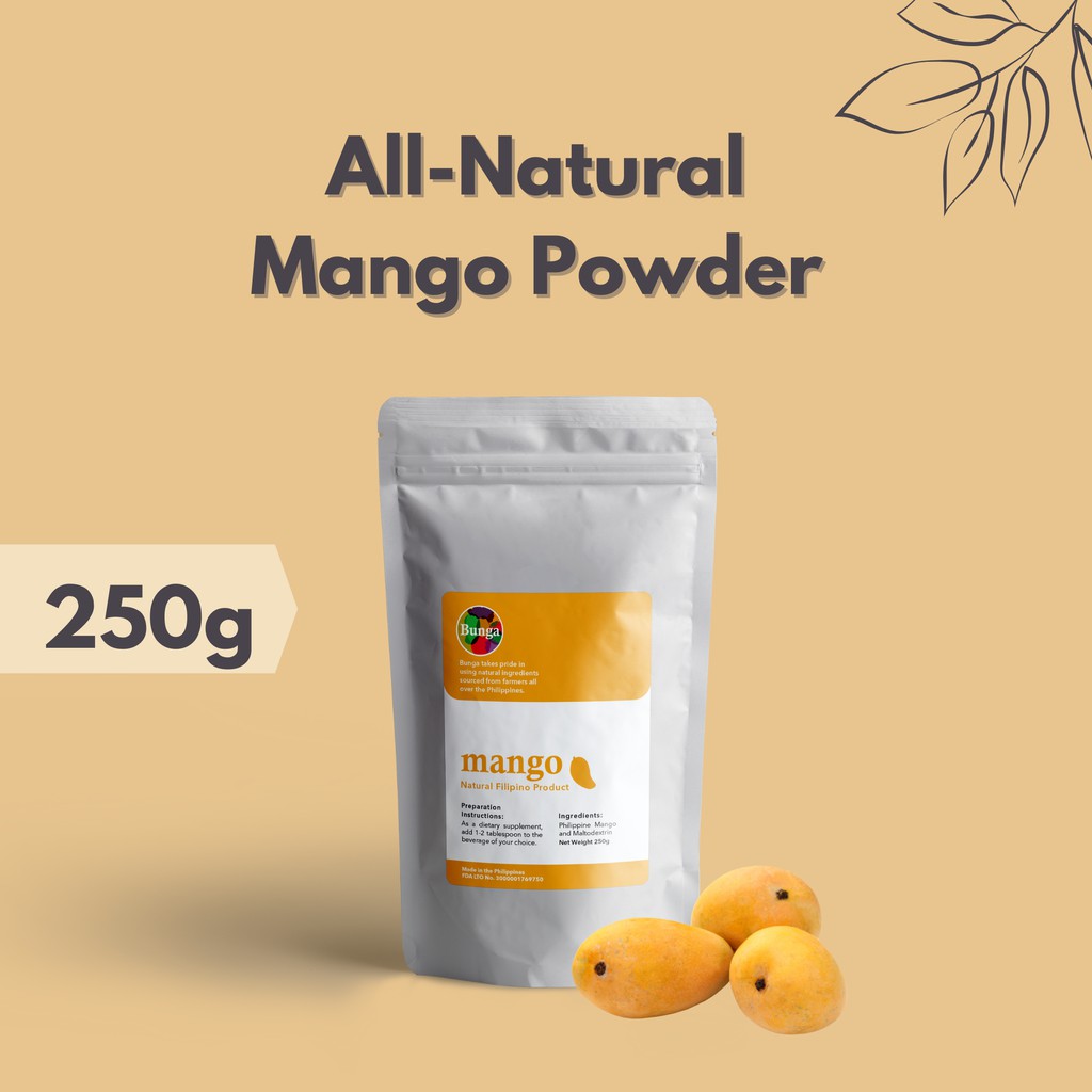 Natural Philippine Mango Powder (250 grams) Shopee Philippines