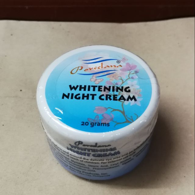 porcelana whitening night cream