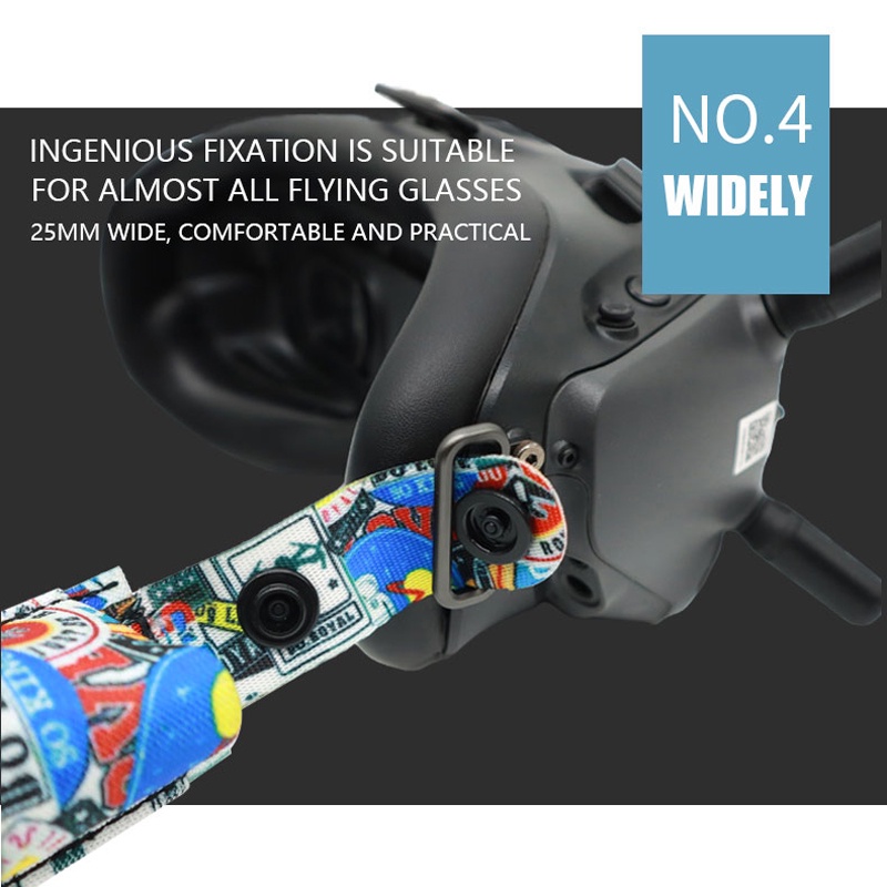 Adjustable Head Strap Elastic Band Colorful Headband Replacement for DJI FPV Goggles V2 Colorful Headband Adjustable Battery Head Strap 30cm Cable for DJ FPV Goggles V2 #5