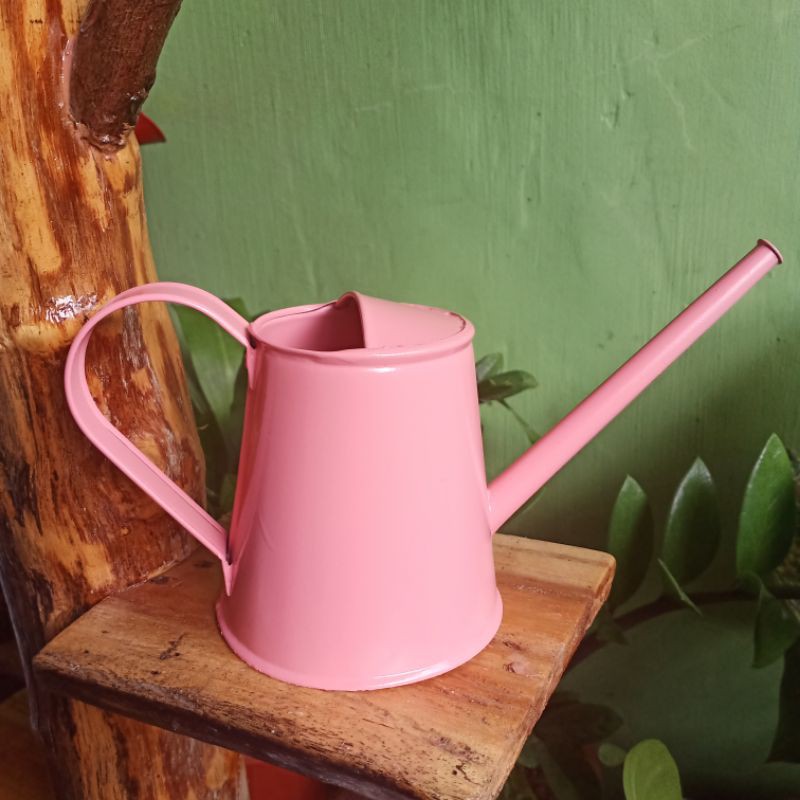 500ml Cute Mini Watering Can Metal Slim Spout  Small (Available in 11 colors)
