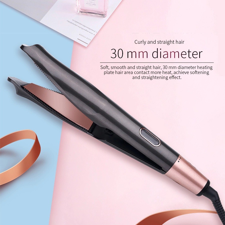 ion straight and spiral styling iron