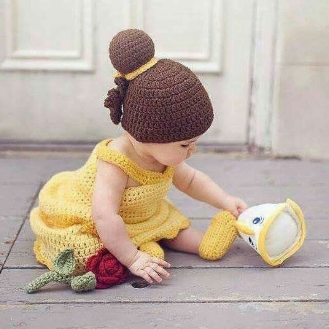 newborn belle costume