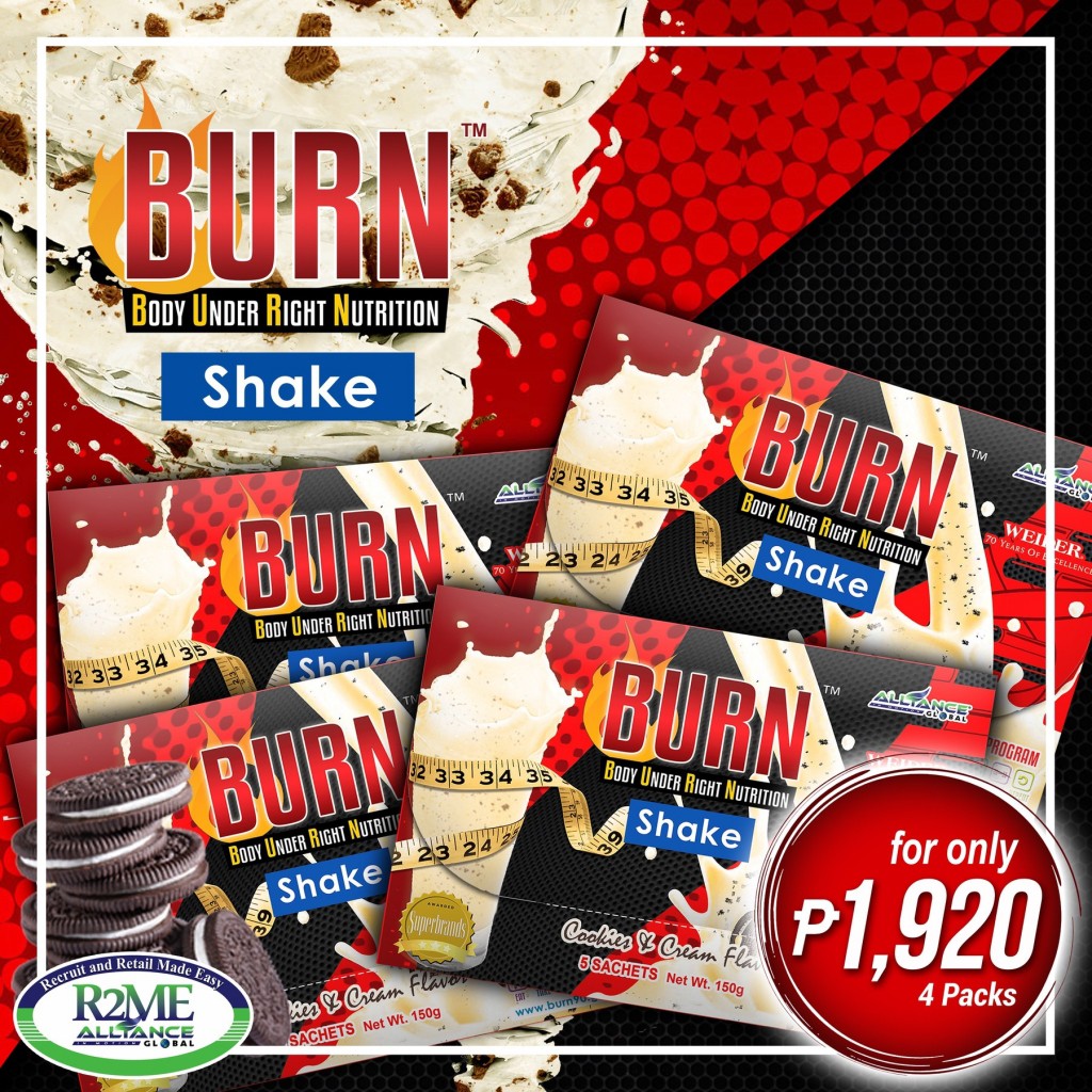 BURN Shake (20 sachets) Shopee Philippines