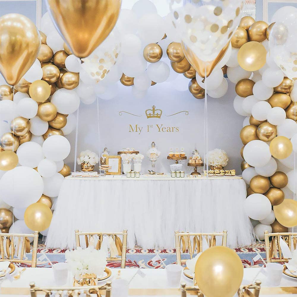 [local]1 Set Gold Balloons Happy Birthday Balloon Set Party Decoration