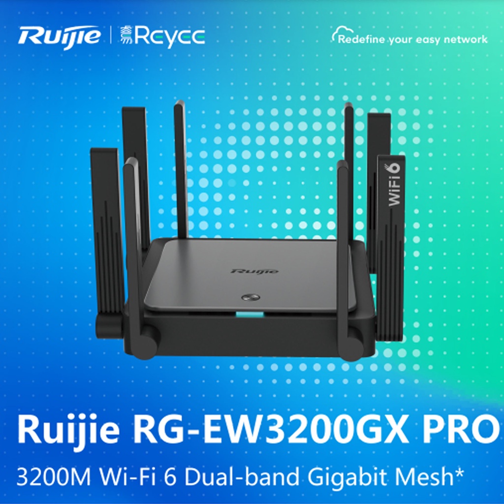 Router Wifi 6 MESH RUIJIE RGEW3200GX PRO