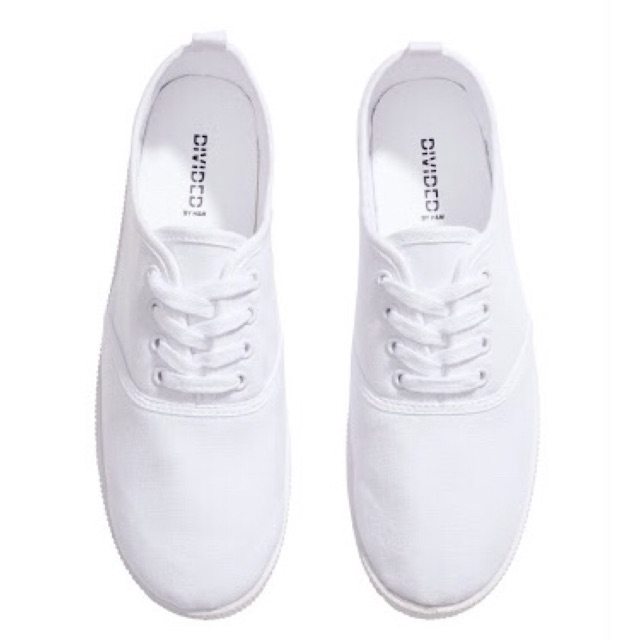 h&m all white shoes