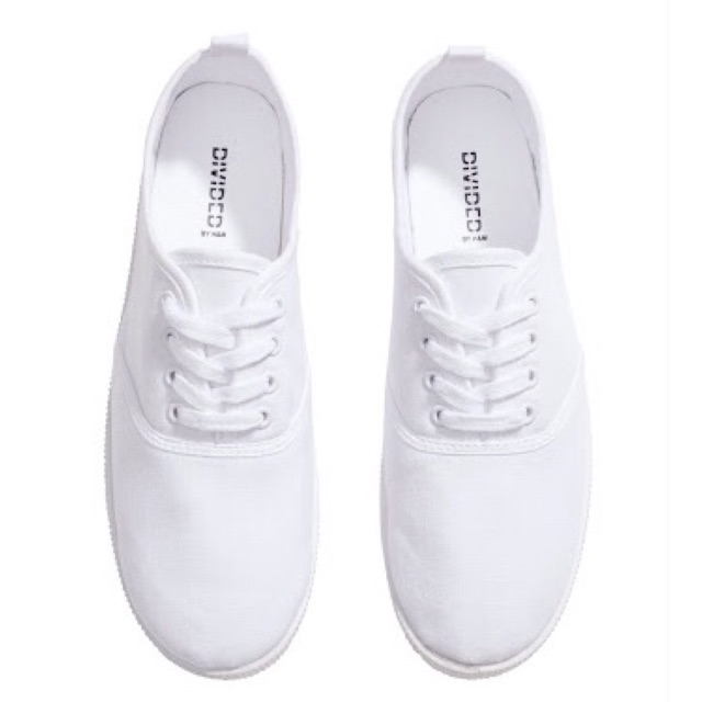h&m white sneakers