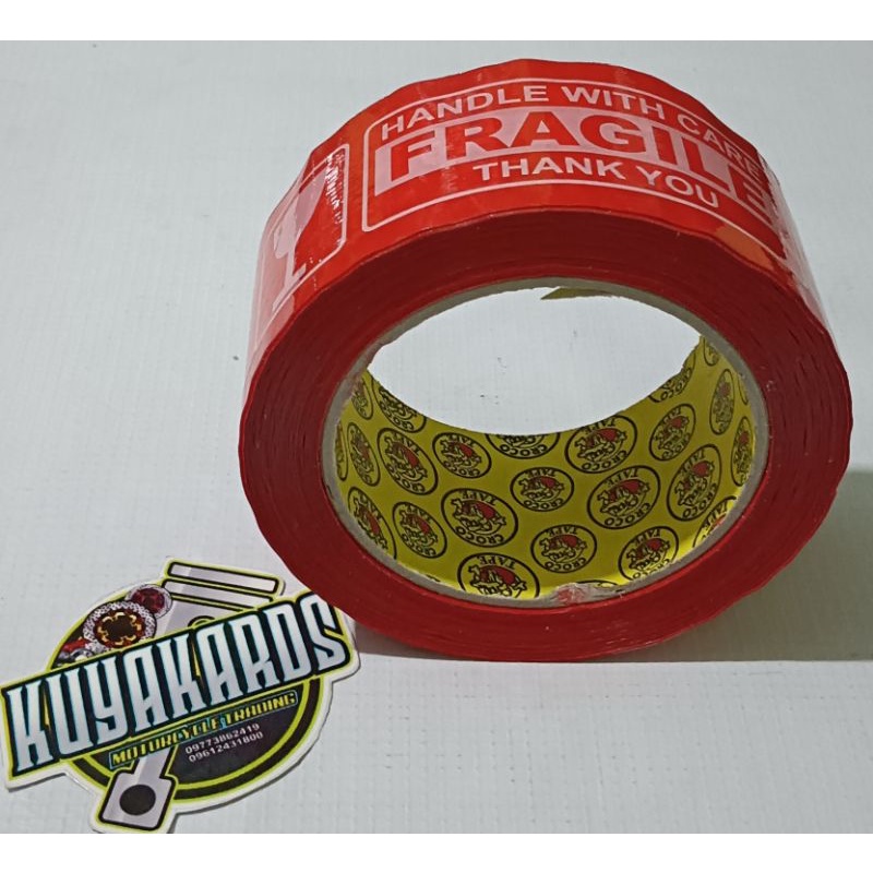 PACKAGING TAPE FRAGILE QUALITY TAPE Shopee Philippines