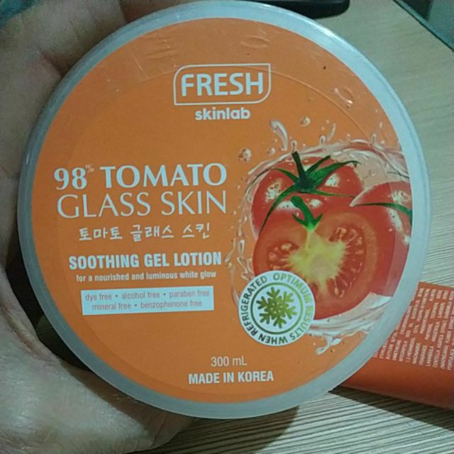 Fresh Skinlab Tomato Glass Skin Soothing Gel 300ml | Shopee Philippines