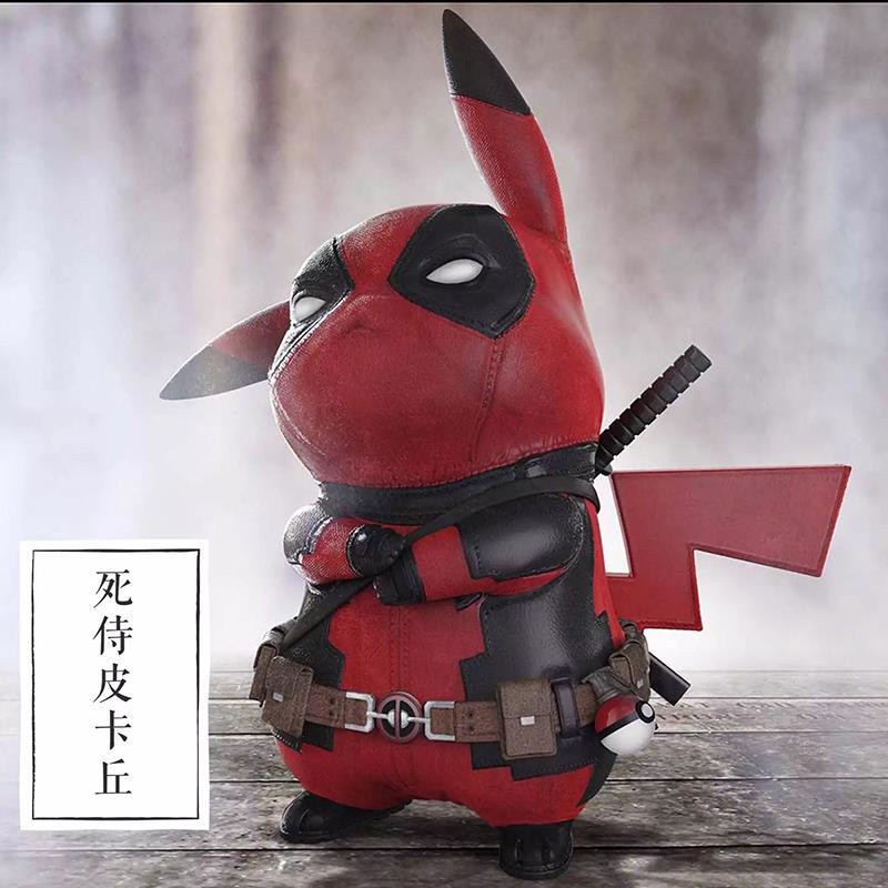 pikachu deadpool plush