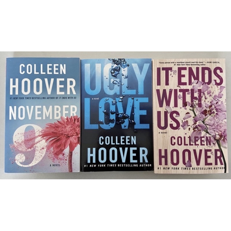 Colleen Hoover - It Ends With Us, Ugly Love, November 9, Layla, Verity ...