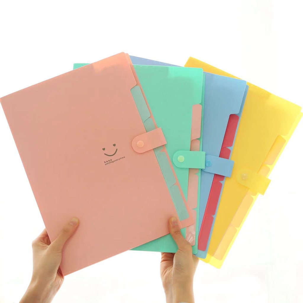 Multifunction Plastic Expanding File Folders Fine A4Paper Expanding