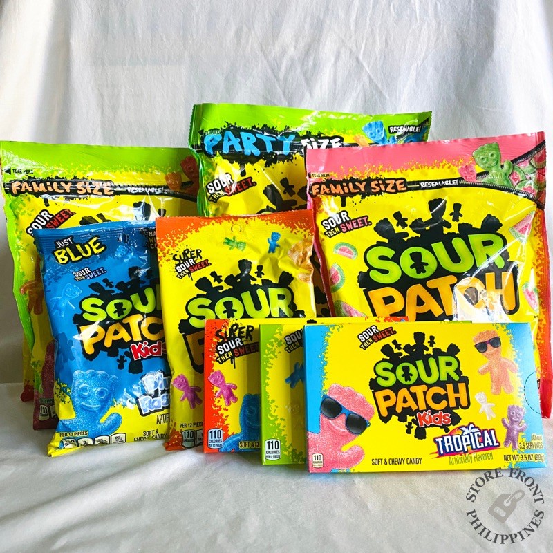 [ON HAND] Sour Patch Kids Candy Original, Blue Raspberry, Cola, Extreme ...