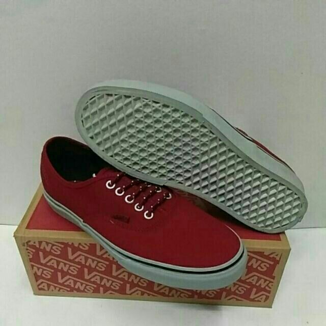maroon and grey vans