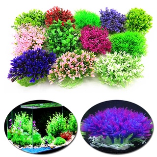 Aquarium decor Plant Artificial Water Grass Fish Tank Landscape Plastic Fake Flower