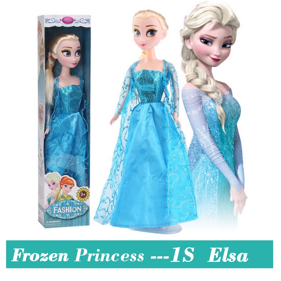 elsa with barbie