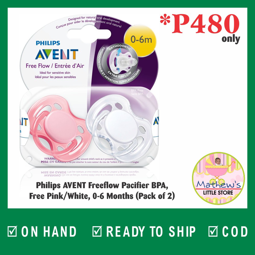 white avent pacifier