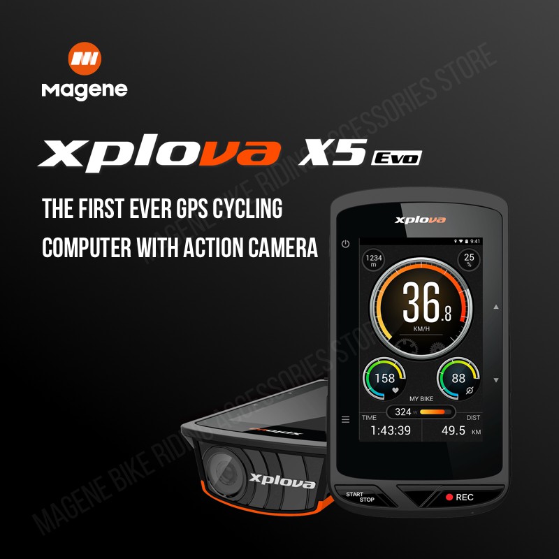 xplova x5 evo gps cycling computer