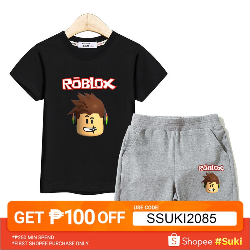 Kids Fashion Suit Roblox Clothing Boys T Shirtpants Sets Boy Costume 2pc Set - roblox kids suit roblox hoodies pants hooed sweatshirt cartoon cotton suit for children