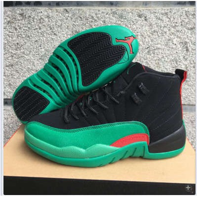 all green jordan 12