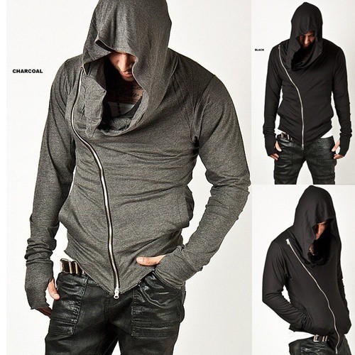 men's assassins style hoodie