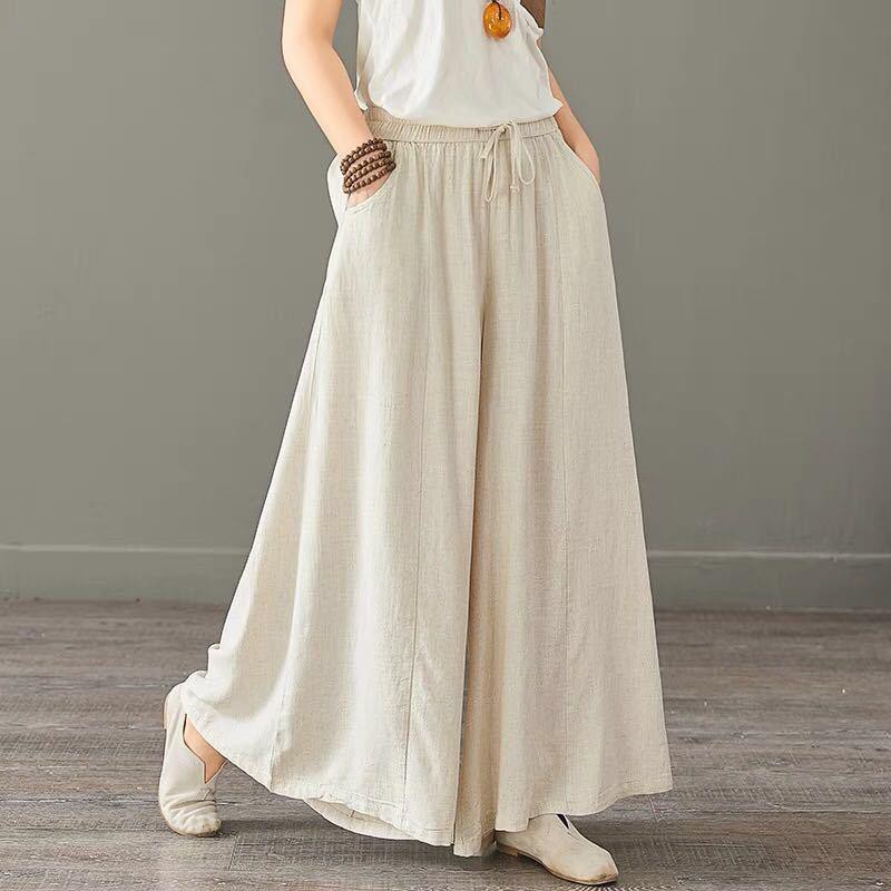 linen palazzo pants plus size