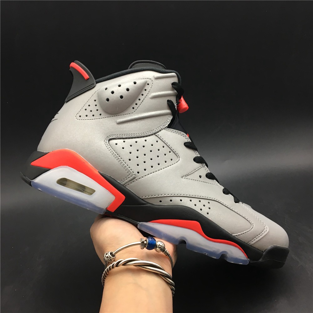 reflective silver jordan 6