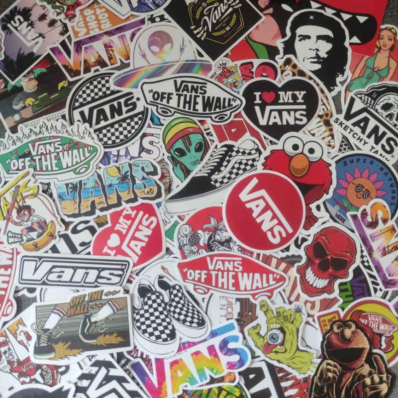 Vans graffiti Sticker | Shopee