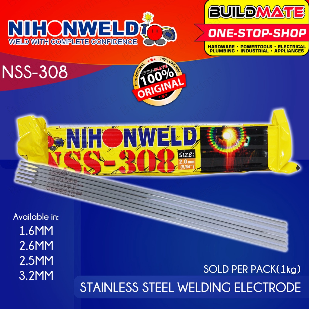 NIHONWELD Stainless Steel Welding Rod Electrode 1KG SOLD PER PACK