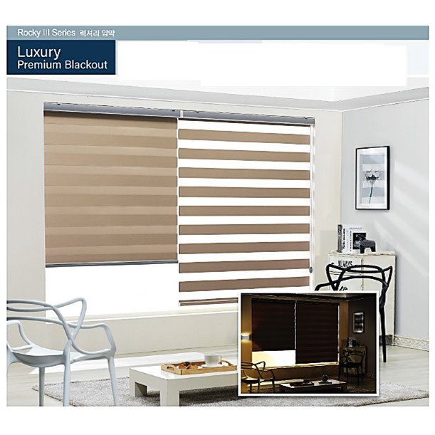 Korean Combi Blinds Luxury Premium Quality Blackout Blinds Window ...