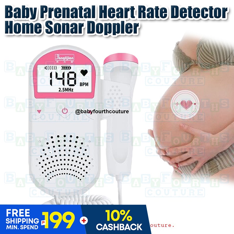 BFCM Baby Prenatal Heart Rate Detector Fetal Doppler Home Sonar Doppler ...