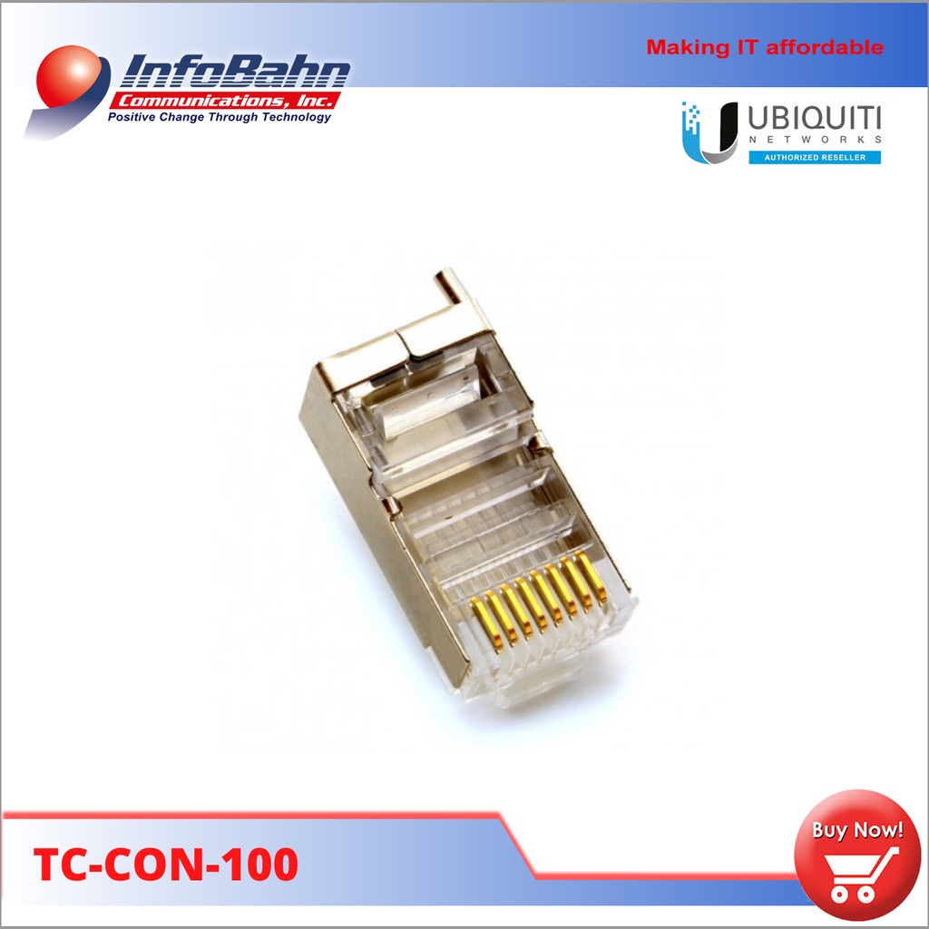 Ubiquiti Toughcable Connectors 10 Pcs Per Pack TcCon I Modular Plug