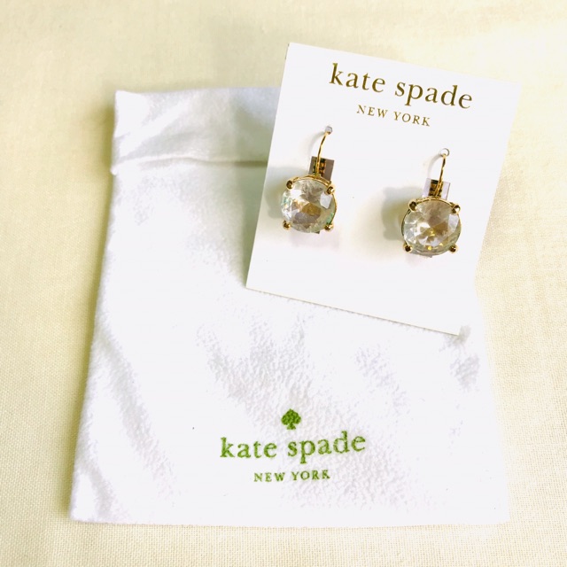KATE SPADE Earrings 14K Gold Filled Lever Lock | Shopee Philippines