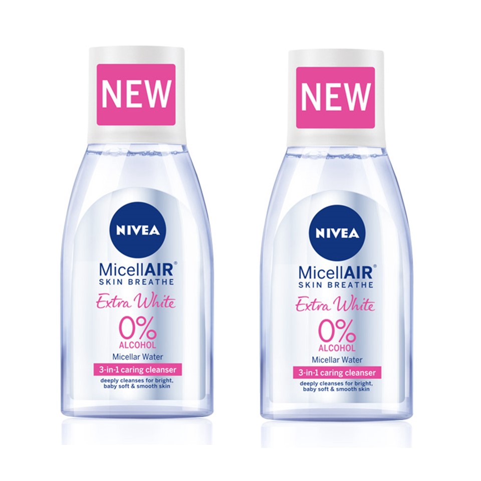 NIVEA Face Extra White MicellAir Water 125ml Bundle of 2 | Shopee Philippines