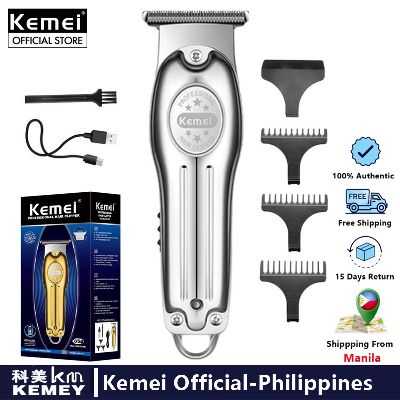 VGR KM679 Metal Body Hair Clipper Adjustable Electric Hair Clipper