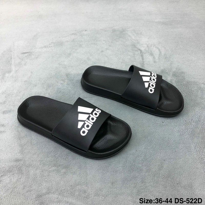 adidas black slide flip flop