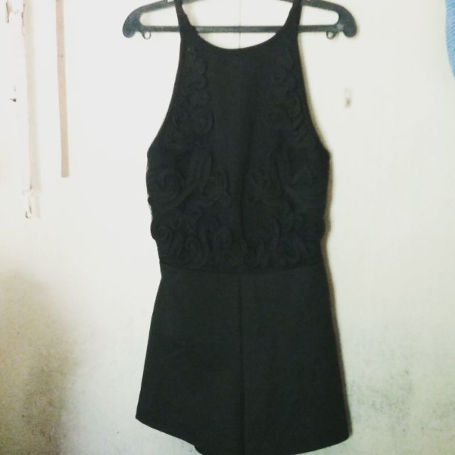 black jumper shorts
