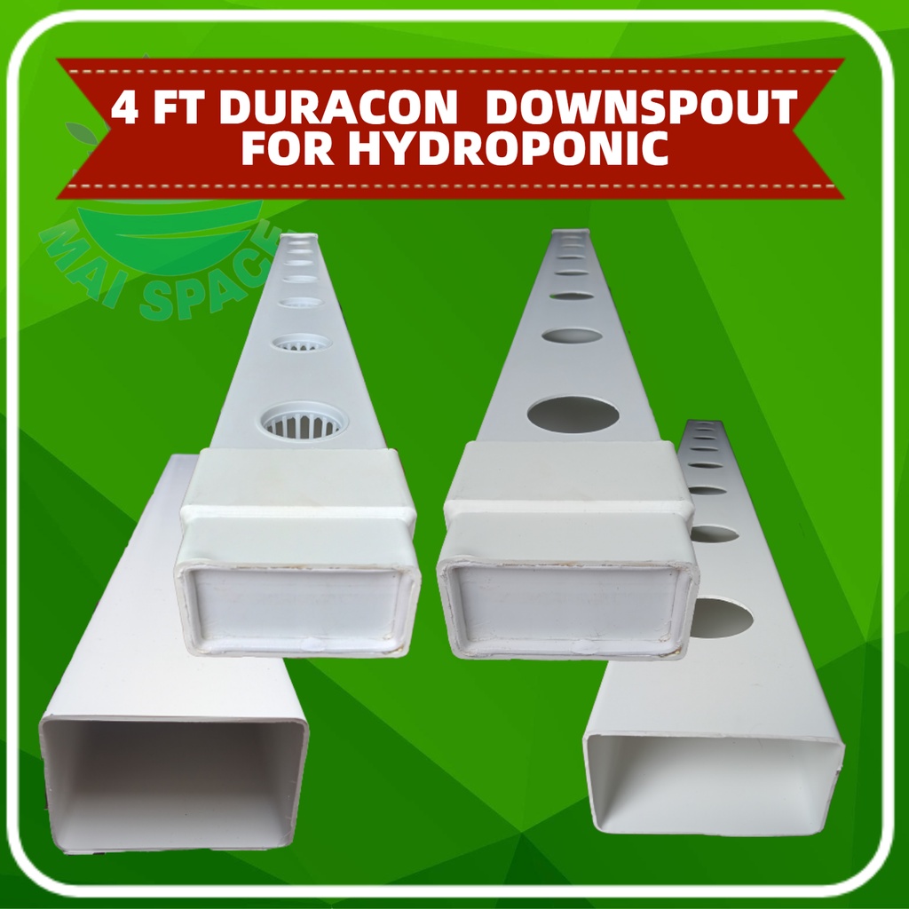 4 FT. ATLANTA DURACON UPVC NFT CHANNEL FOR HYDROPONIC SYSTEM gyvU